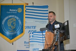 Ο κ. Γεώργιος Μπαντζής, Aστυνόμος Β’, Προϊστάμενος Γραφείου Ανηλίκων, ΥΔΕΕ Πατρών