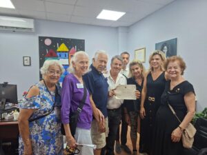 Από την επίσκεψη στο Καραμανδάνειο Γενικό Νοσοκομείο Παίδων Πατρών